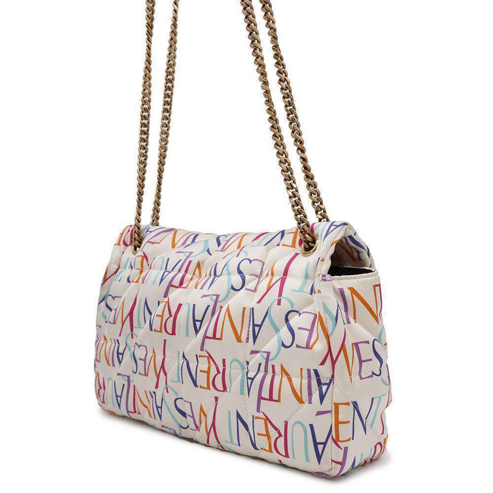 Saint Laurent Chain White Bag Shoulder Paris
